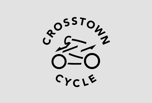Crosstown Cycle logo design by thealphastate